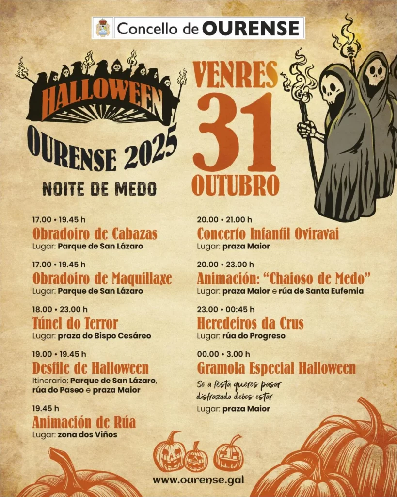 Qué hacer en Halloween en Galicia: los planes más terroríficos