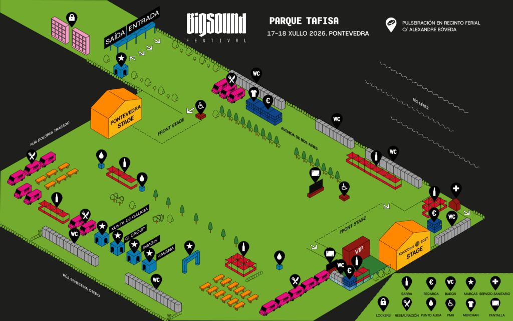 BIGSOUND Pontevedra 2026: Horarios y cartelazo