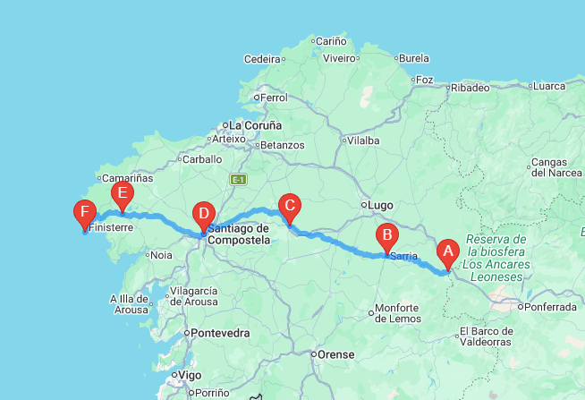 Guía completa EuroVelo 3 Galicia